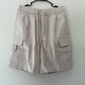 Men's Beige Cargo Shorts